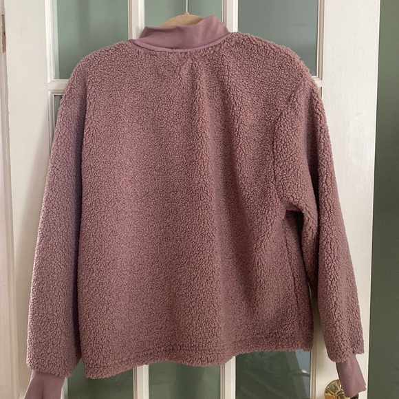 Ultra Comfy C&C California Half Zip Jacket, Mauve, Large - Picture 2 of 13